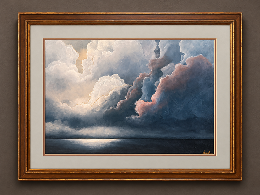 Struggling Not to Shine: Framed Print